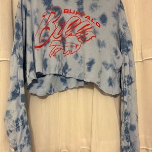 Junk Food Clothing Blue Tie-Dye Sweatshirt